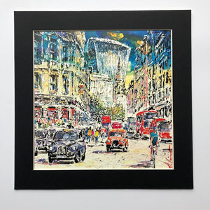 London street scene print